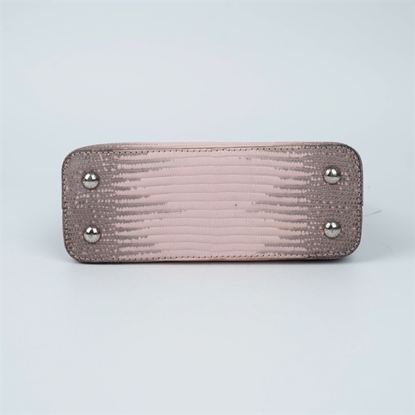 Túi LV Capu da lizard hồng size mini MI4127 KG+