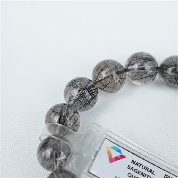 Vòng tay tóc đen 17hạt 479745 kt 12.96-12.51ly KG+