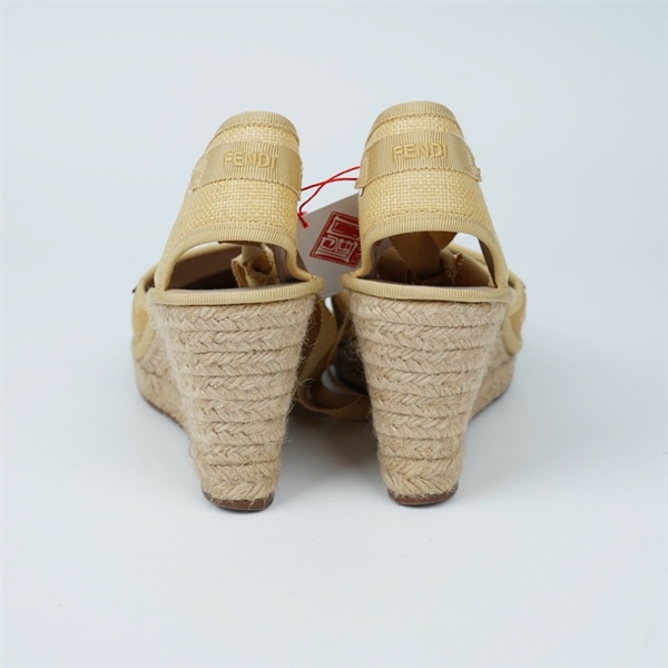 Giày Fendi vàng cao 9p sz37.5 (BQ) KG+