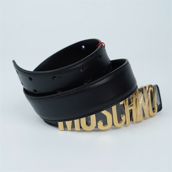 Thắt lưng Moschino đen sz3.3x90 (BQ) KG+