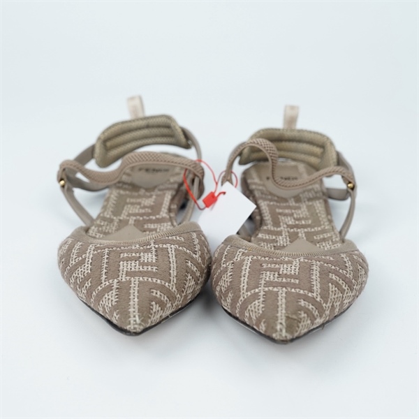 Giày Fendi nâu xám sz38 (BQ) KG+