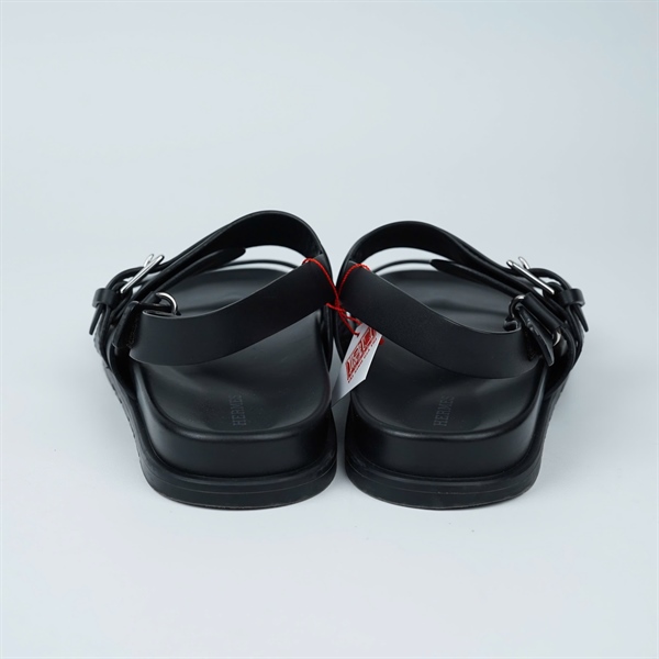 Giày Hermes đen sz44 (BQ) KG+