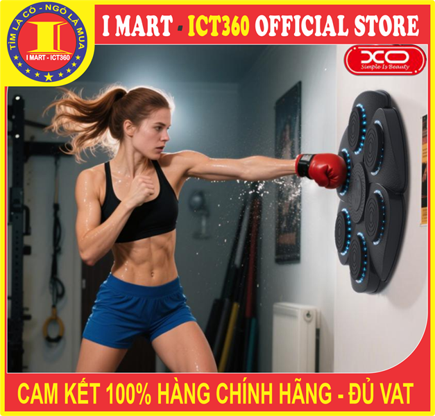Thiết bị đấm bốc RGB XO SF02 , 6 mục tiêu kèm bao tay
