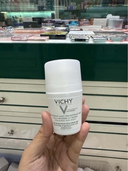 Lăn nách Vichy nắp trắng