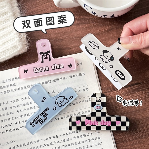 Kẹp tài liệu acrylic đuôi dài