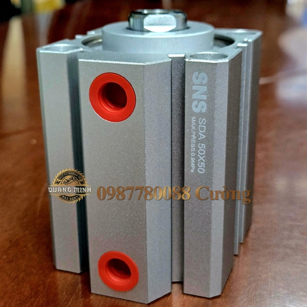 Xi lanh khí nén chuyển động tịnh tiến SDA50x50 (SNS-Nâng hạ rulo tì phôi)