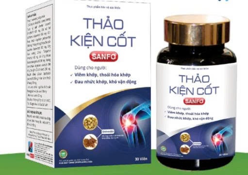 Thảo kiện cốt Sanfo - Hỗ trợ giảm đau nhức và nuôi dưỡng xương khớp (Hộp 30 viên)