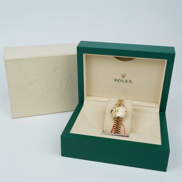 Đồng hồ Rolex vàng khối 5 số niềng kim zin sz28.6 (HC) KG+