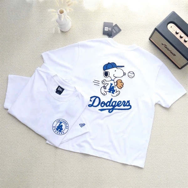 ÁO THUN NEW ERA NEW YORK YANKEES PEANUTS WHT - PEANUTS LA