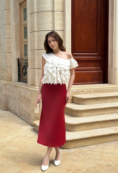LAYERED OFF SHOULDER TOP