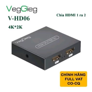 Hub chia HDMI 1 ra 2 VegGieg V-HD06