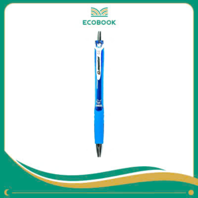Bút bi mực gel đầu bấm 0.5mm- mực xanh