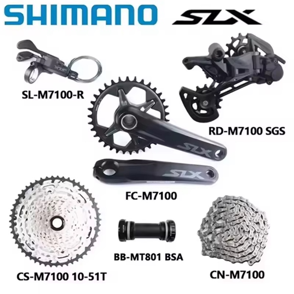 Group Xe đạp Shimano SLX M7100 1x12 có BB