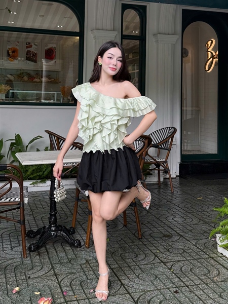 LAYERED OFF SHOULDER TOP