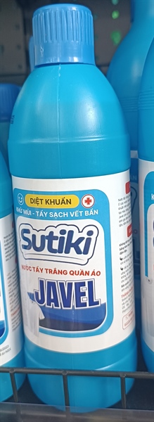 Nước Tẩy Trắng Quần Áo Javel Sutiki 500ml/24
