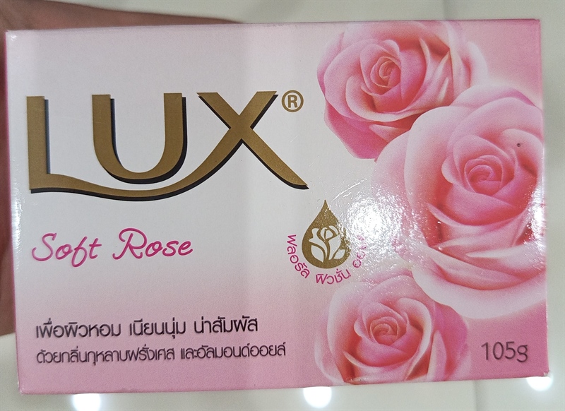 106LUX xà bông cục Hương Hồng Pháp Nồng Nàn 105g/96 bánh