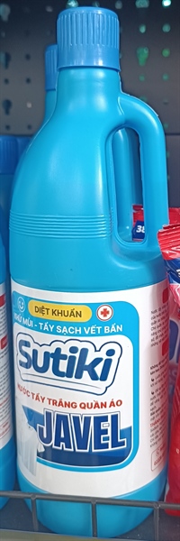 SUTIKI Javel nước tẩy trắng quần áo 1000ml