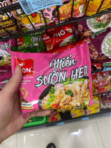 Miến sườn heo gói 58gr x 24NĐ