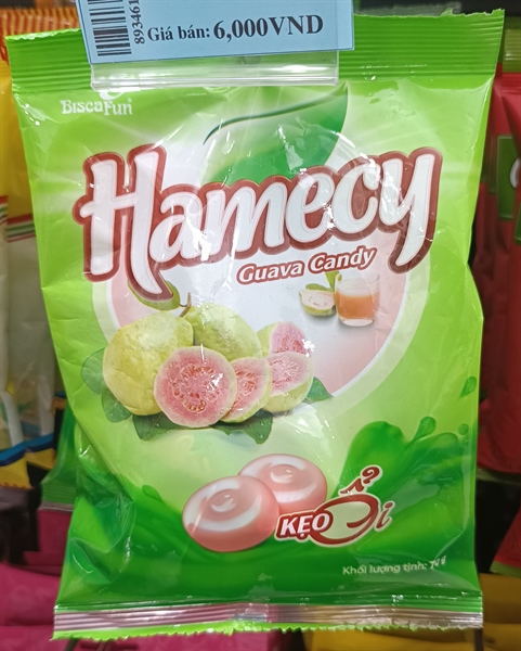Kẹo cứng Hamecy túi 70g ổi
