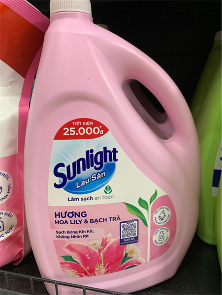 105SUN SUNLIGHT NLS TD Thảo Mộc Hương Lily & Bạch Trà 3.6kg/3 can