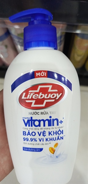 107LFB nước rửa tay sữa dưỡng ẩm 180g/36-Chai