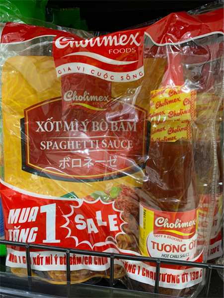 Xốt mì ý bò bằm 140g x40 onpack