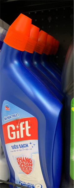 Tẩy rửa toilet Gift siêu sạch 600ml