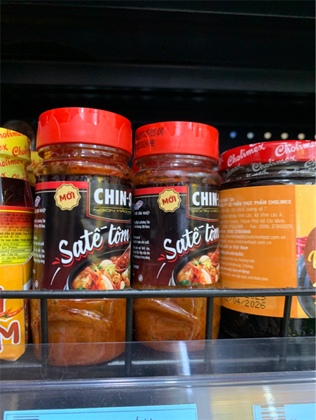 Sa tế CHIN-SU tôm ớt riềng MB 12bl x 6 hũ x 90gr