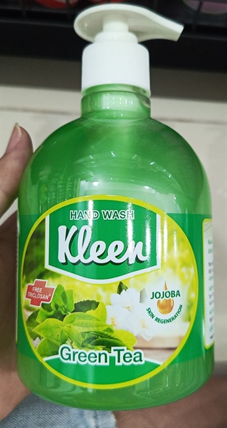 Sữa rửa tay Kleen hương trà xanh 500ml
