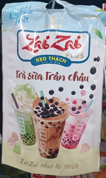 Kẹo thạch Zai Zai Plus trà sữa trân châu 320g