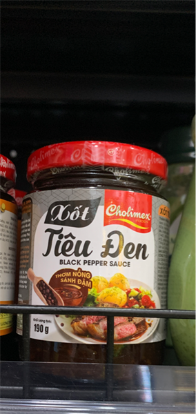 Xốt tiêu đen 190g*36
