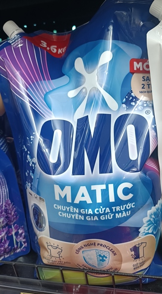 Omo NG giữ màu bền đẹp cửa trước túi 3.6kg/4