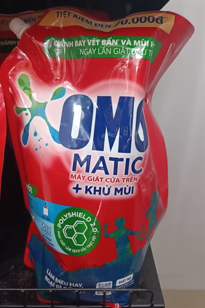 OMO NG Cửa Trên sạch sâu vượt trội 3.1kg/4 túi