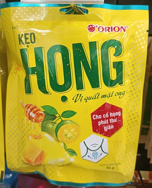 KẸO HỌNG QUẤT MẬT ONG 84G 1Y24/20-Gói
