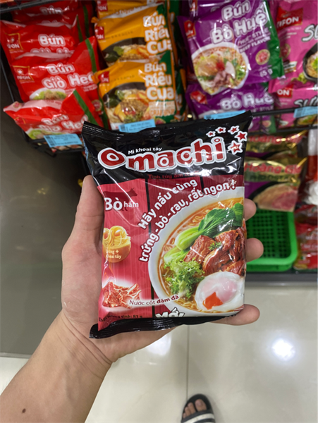 Mì dinh dưỡng khoai tây Omachi xốt Bò hầm 30gói x 81gr