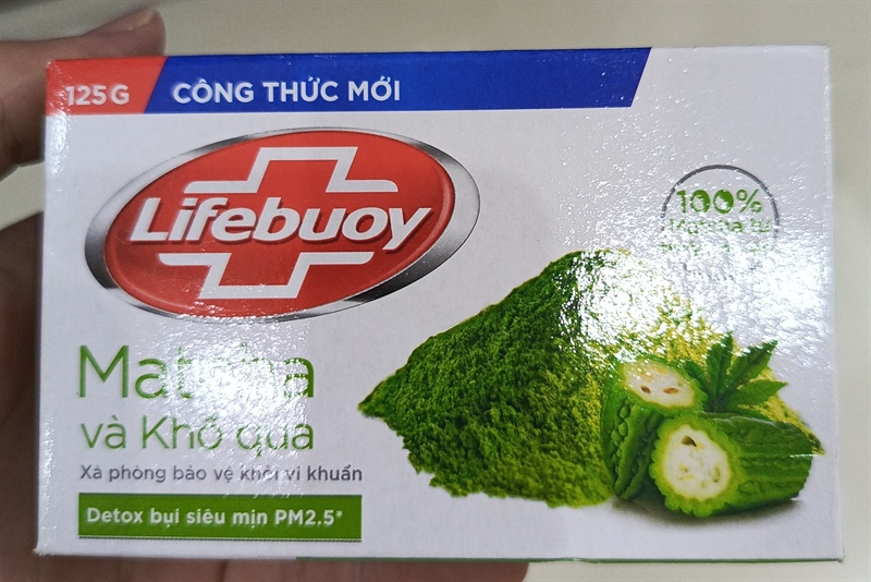 107LFB LIFEBUOY Xà Bông Cục Matcha & Khổ Qua 125g/72 bánh
