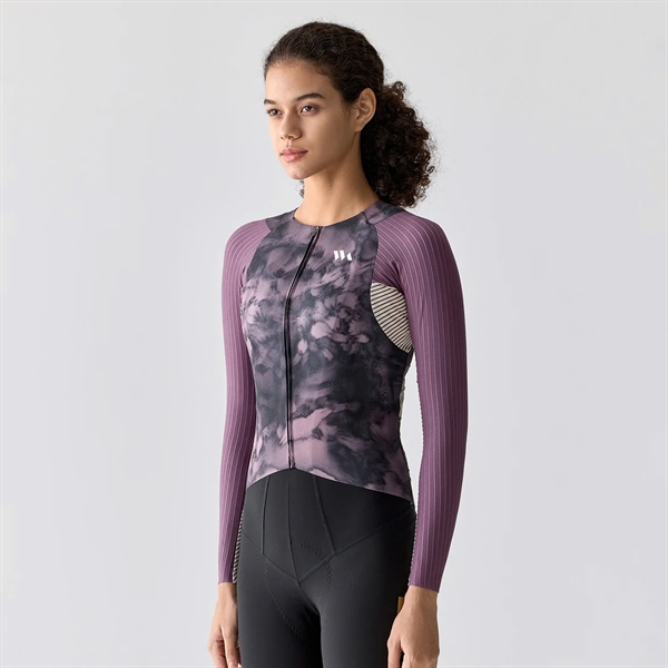 Áo đấu đạp xe Motion Purple dài tay nam nữ chính hãng Valore Monton siêu nhẹ nhập khẩu Itali toàn bộ