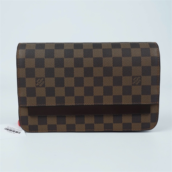 Túi LV Clutch ô vuông nâu (SN1099) sz25 ((LT) KG+