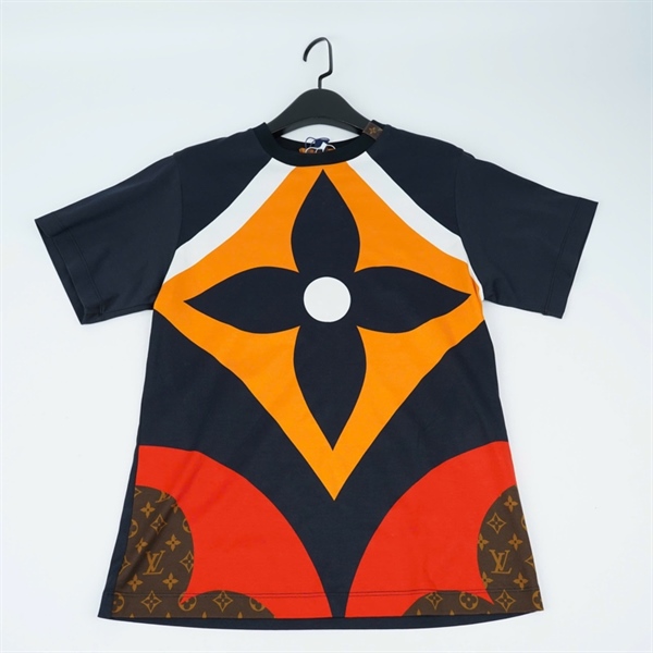 Áo thun LV đen họa tiết (PN) KG+