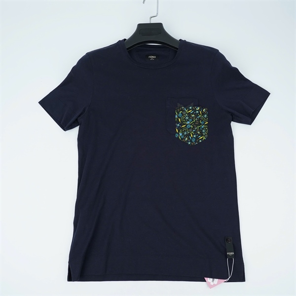 Áo thun Fendi xanh đen có túi hộp (PN) KG+