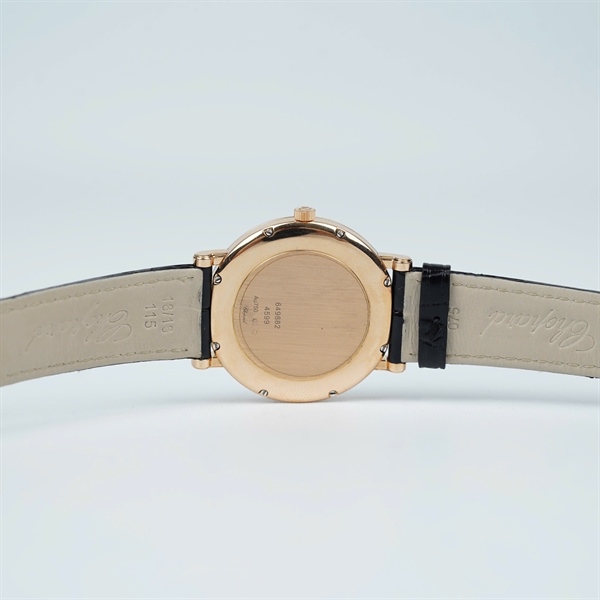 Đồng hồ Chopard mặt tròn dây đen (649882) sz37.4 (HC) KG+