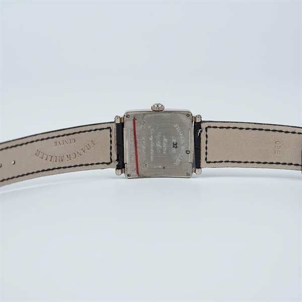 Đồng Franck Muller dây đen vàng trắng kim màu (No108) sz28.6 (HC) KG+