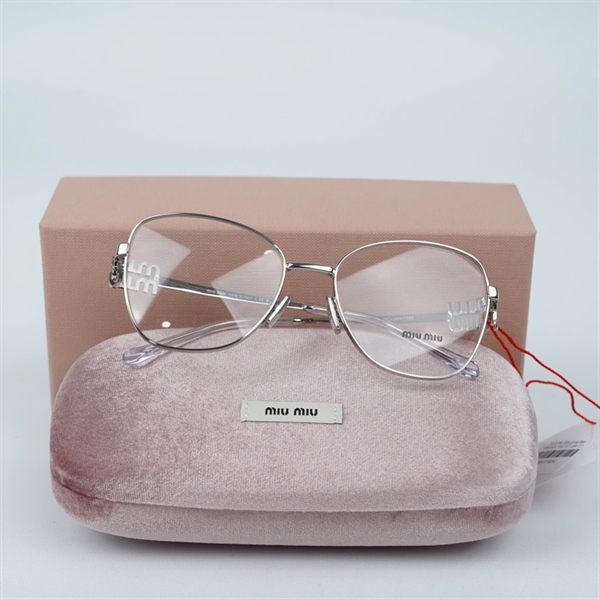 Kính Miu Miu gọng bạc VMU50X 1BC-101 (54-17-135) (PN) KG+