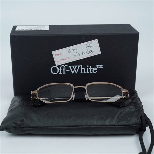 Kính Off White viền vàng hồng OERJ089 7600 (53-19-145) (PN) KG+