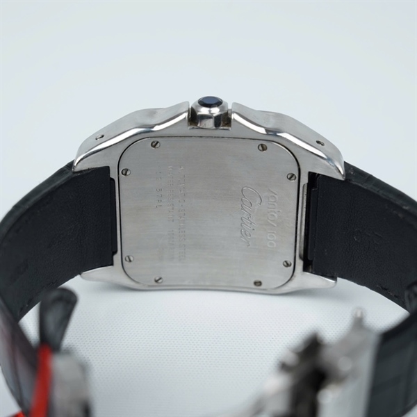 Đồng hồ Cartier mặt vuông full kim-kim độ (612857PL) (HC) KG+