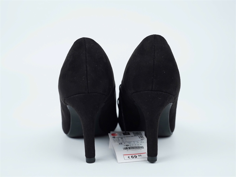 Giày Zara đen cao 8p sz36 (PN) KG+