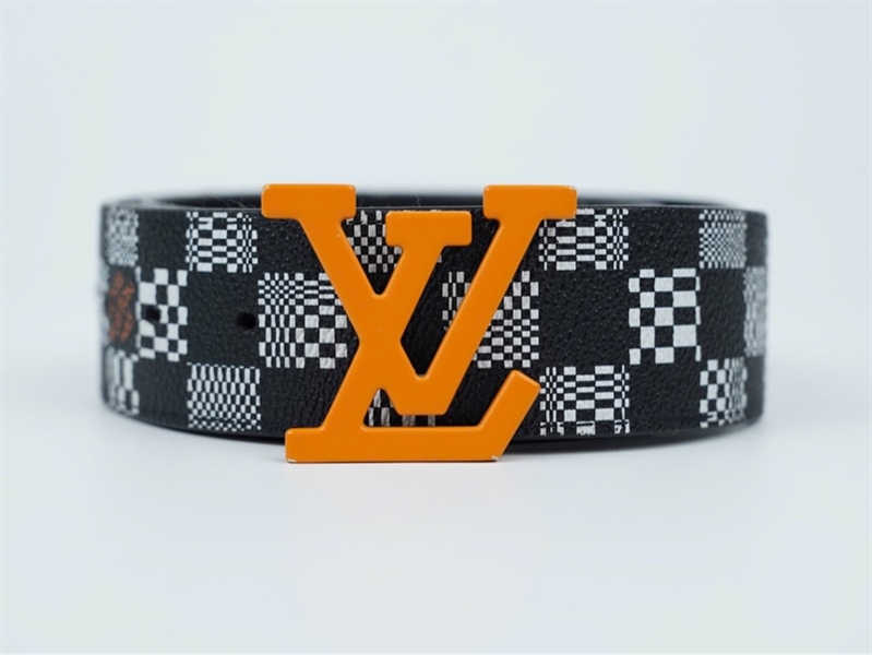 Thắt lưng LV ô vuông trắng đen sz4x106 (PN) KG+