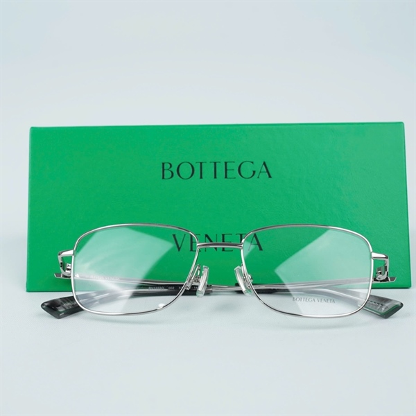 Kính Bottega gọng bạc BV1333O 002 (53-18-145) (PN) KG+