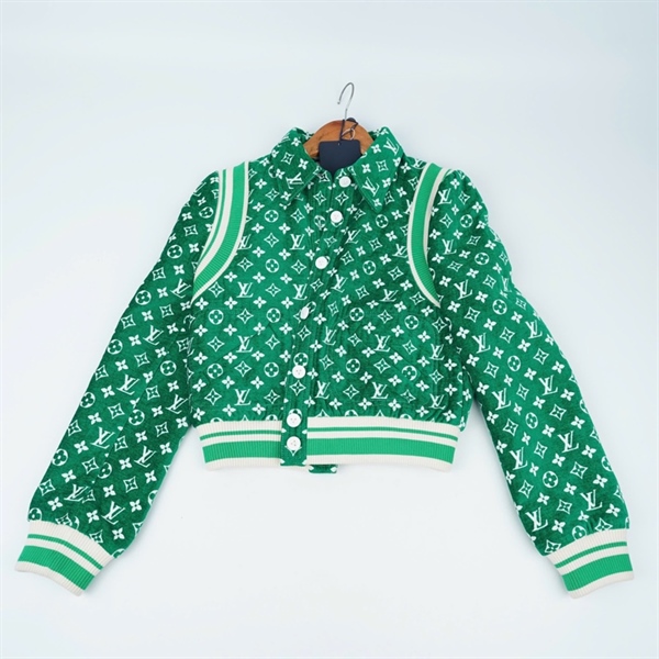 Áo khoác LV xanh hoa trắng (PN) KG+