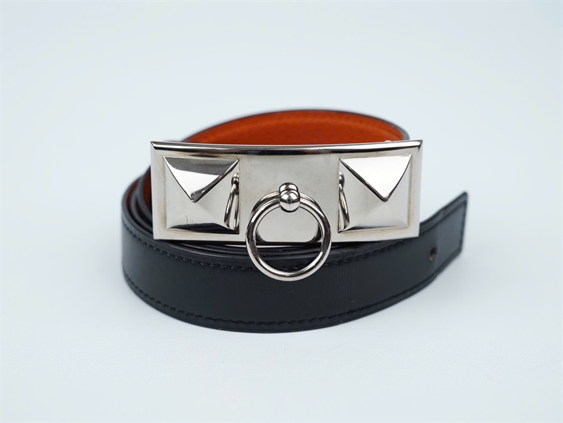 Thắt lưng Hermes đen sz2.3x99 (PN) KG+